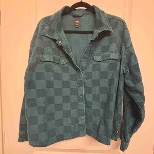 Vans Women's Checkered Button-Down Shacket